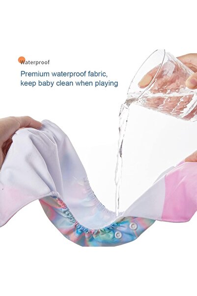 erorex Cloth Diaper 4Pcs Baby Cloth Diaper Washable Reusable Stretchable Cloth Pocket Diapers With Strong