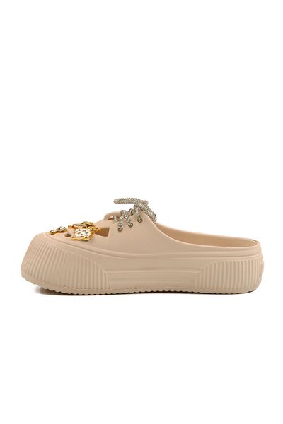 AYAKMOD Ecru Sabo Women's Slippers 3404 Z