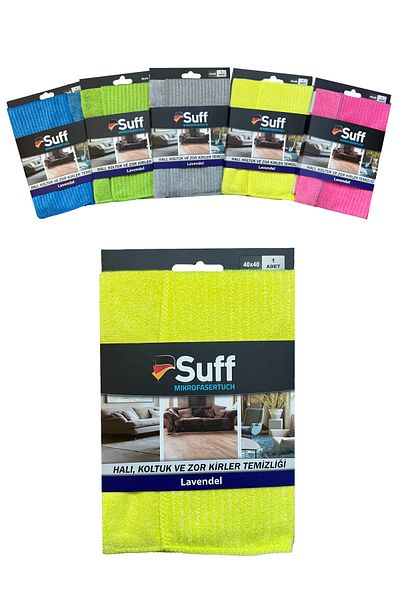 Suff Lavender Low Serrated (WIRE) Cloth/magic Cloth/carpet-seat Microfiber Cloth/zor Dirt Cloth (40X40CM) 1PC