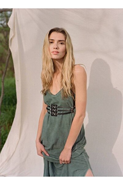 Sweet Demon Bohemian Vintage Leather Ribbon Belt, Stylish Adjustable Minimalist Waist Accessory