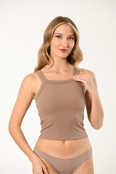 NUİTAMORE Nuitamore Halter Neck Padded Crop Athlete Tank Top