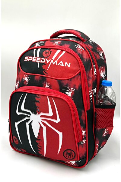 Bevitton Speedma Black First Schoolbag 3Pcs Character Patterned for Boy Uls-8964