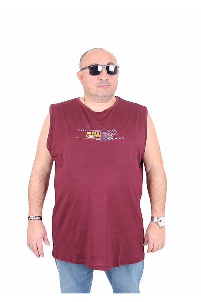 Starbattal Αμάνικο μπλουζάκι με στάμπα μεγάλου μεγέθους Break Limits 25153