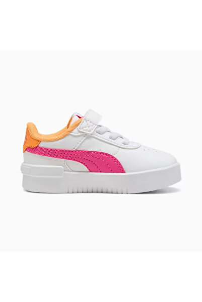 Puma Jola colorful rainbow   ac+ inf lastik bagcıklı cırtlı çocuk mavi  bebek spor ayakkabı 401672-02