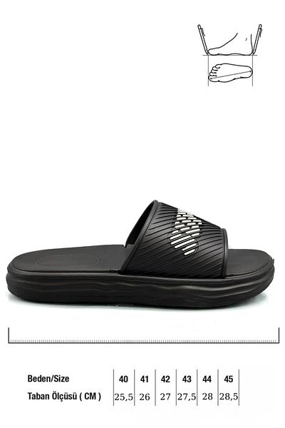 Moda Anna Super Eva Men's Slippers - Beach Sink - Light Black White