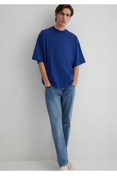 Mavi ανδρικό μπλουζάκι με λαιμόκοψη Oversize