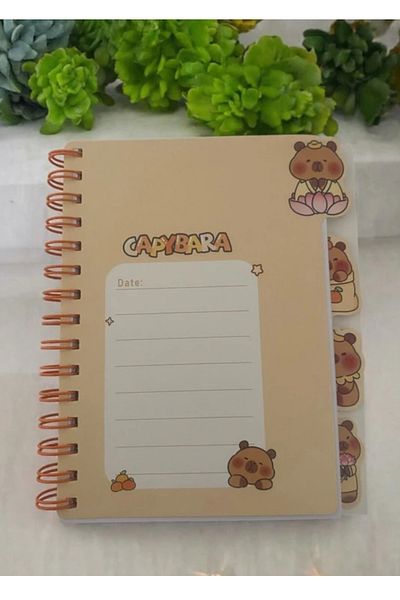 BALCI HEDİYELİK Σημειωματάριο με εξώφυλλο Capybara Hologram
