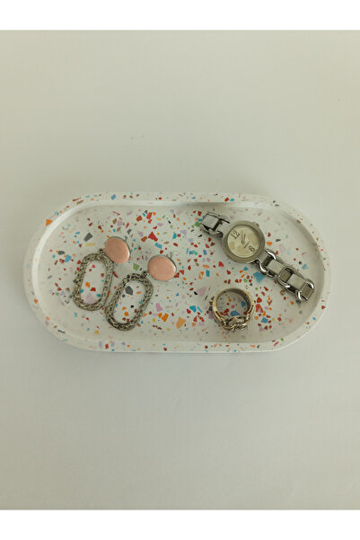 ABAD.HANDMADE TERRAZZO OVAL TRAY ALTLIK