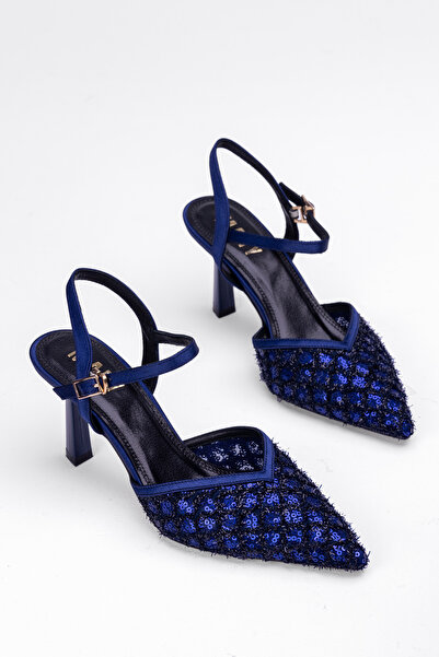 Tasarım Сім-оброблені блискучі вечірні туфлі