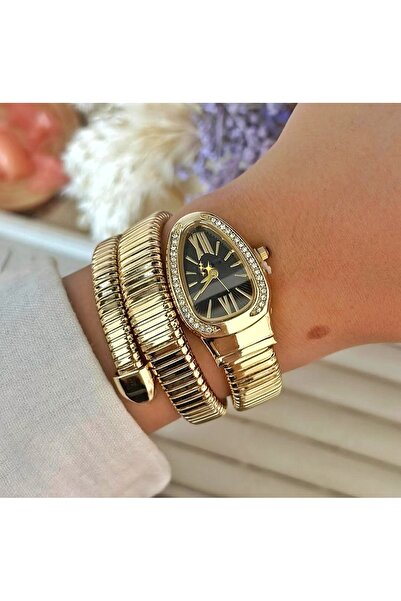 Crrju Snake Model, Wrapped Watch, Women's Wristwatch