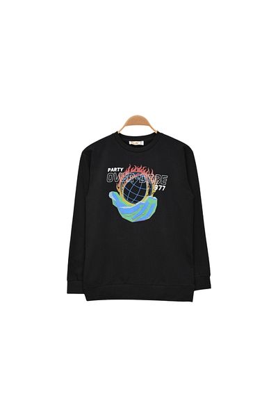 Alg Life Kids Over-Dobe Printed Men's Sweatshirt