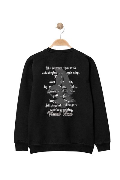 survivor life Visual Rock Embroidered Men's Sweatshirt