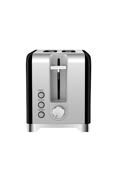 Koolen Limited Line Double Stainless Steel Toaster 930w, Black