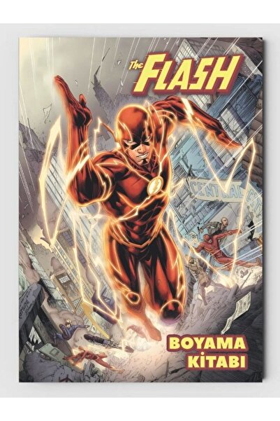 ZNC The Flash Themed Coloring Book for Kids (20 Full Page Illustrated Colorin...