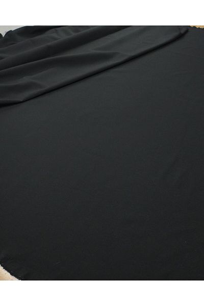 Kumaş Parça Tok Crepe σε μαύρο χρώμα Πλάτος 140 cm x Μήκος 230 cm