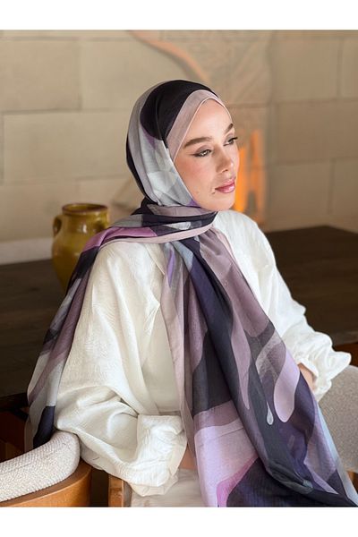 Modakaşmir شال نمط الكرمة