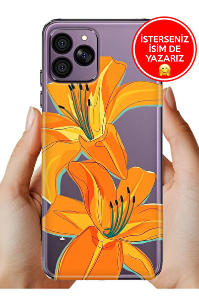 HİKİNG A41 Kılıf Desenli Baskılı TR-Üretim Kapak Silikon Lilyum