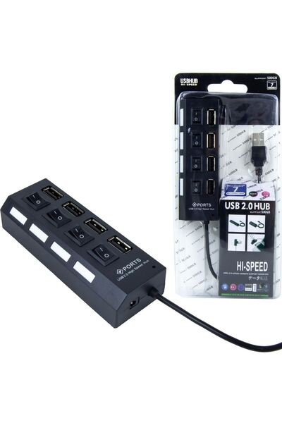 Genel Markalar 4 PORT 2.0 USB ÇOĞALTICI ANAHTARLI