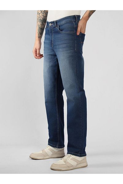 Dennis Lingo By Styli Mid Wash Relaxed Fit Jeans