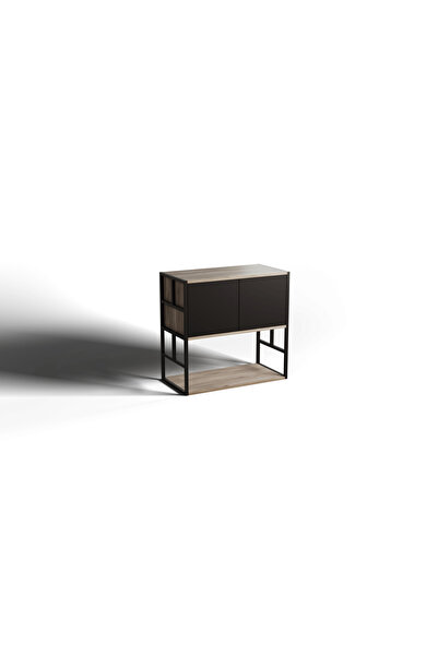 Legnof Office & Home Ahşap Metal Raf (80x40x80 cm) – Şık ve Kullanışlı