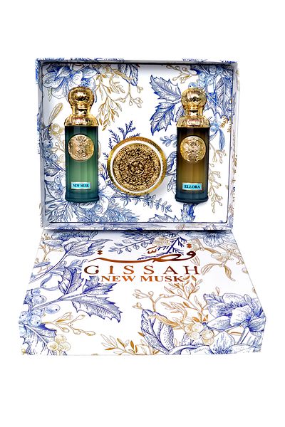 GISSAH طقم قصه نيو مسك 100مل لكل عطر وهديه بخور