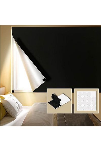 Generic Black Privacy Window Film 60x200cm