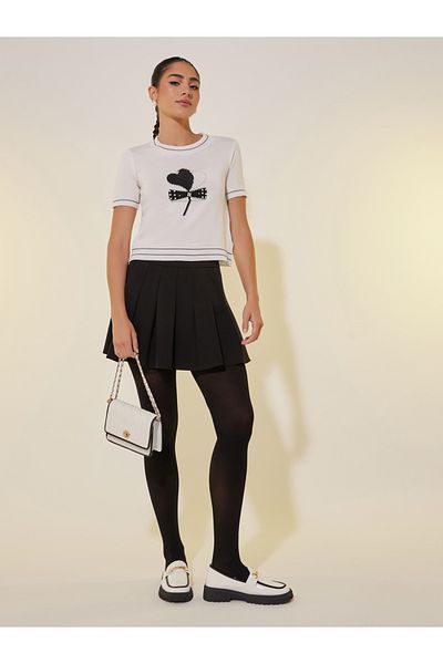 Styli Graphic Printed Round Neck T-Shirt