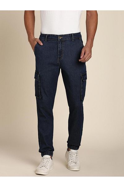 Dennis Lingo By Styli Light Wash Denim Jogger Jeans