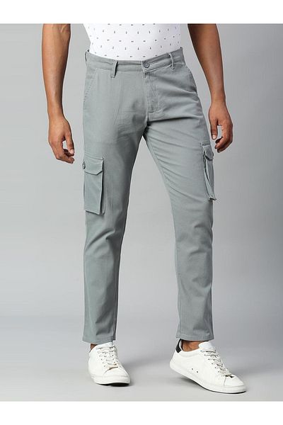 Dennis Lingo By Styli Tapered Fit Cotton Cargos Trousers