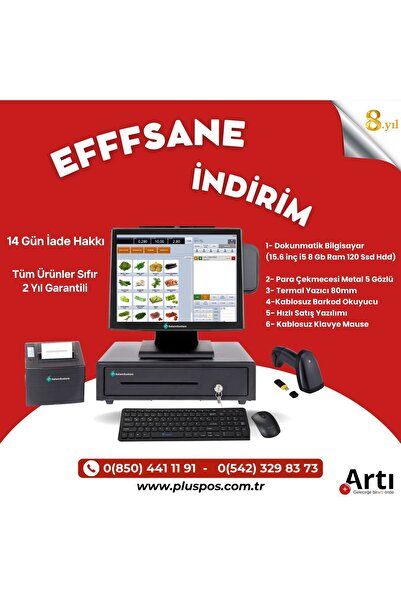 ARTI BİLİŞİM YAZILIM BARKODLU VE HIZLI SATIŞ SİSTEMİ