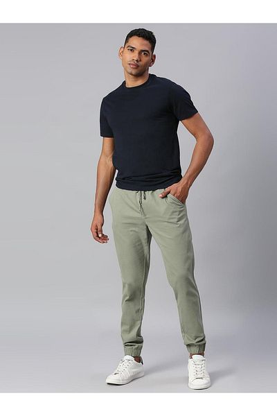 Dennis Lingo By Styli Cotton Tapered Fit Joggers Trousers