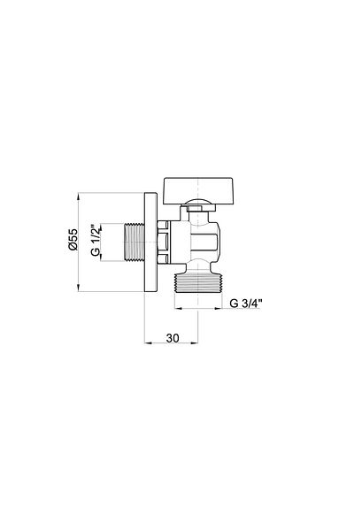 GPD Cm02 Daria Spherical Laundry Faucet