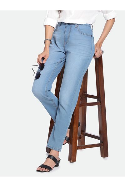 Dennis Lingo By Styli Slim Fit High-Rise Light Fade Stretchable Jeans