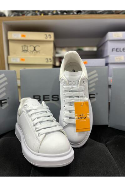 Best Of B-150 WHITE AND BLACK MEN'S SNEAKERS