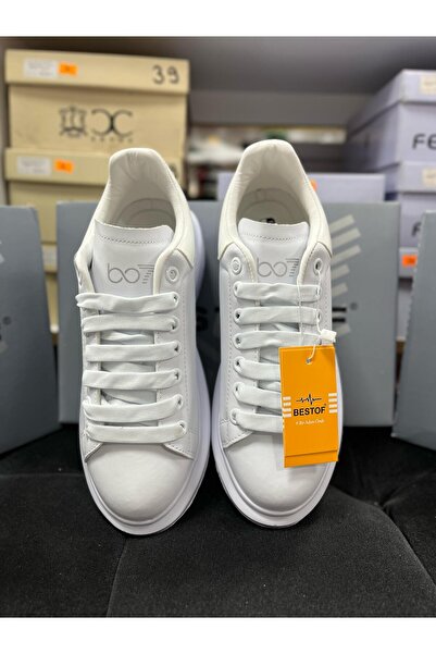 Best Of B-150 WHITE AND BLACK MEN'S SNEAKERS