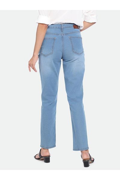 Dennis Lingo By Styli Slim Fit High-Rise Light Fade Stretchable Jeans