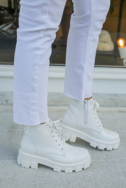 Suziş Γυναικείο τζιν λευκό με κομμένο πόδι Lycra