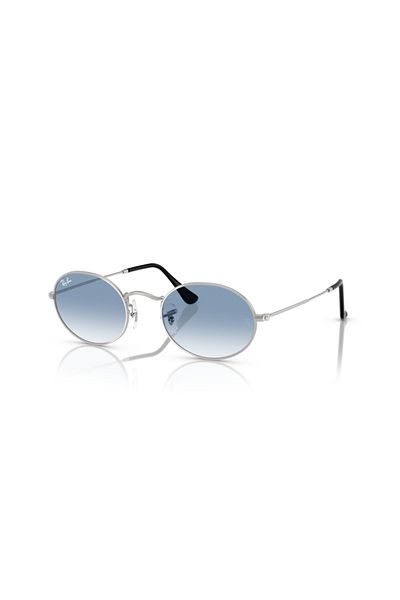 Ray-Ban Ray Ban Unisex Oval Oval Sunglasses- Rb 3547 - Lense Size:51mm - Silver