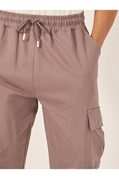 Styli Mid Rise Oversized Elasticated Hem Cargo Joggers