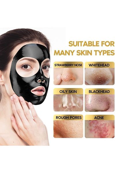 DR.RASHEL Dr. Rashel Blackhead Remover & Black Peel-Off Mask with Collagen - 120ML 🖤✨