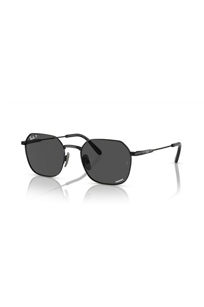 Ray-Ban Ray Ban Unisex Irregular Jim Titanium Sunglasses- Rb 8094 - Lense Size:53mm - Black