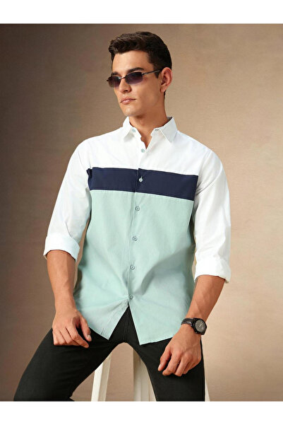 Dennis Lingo By Styli Striped Button-Down Collar Casual Shirt