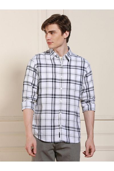 Dennis Lingo By Styli Casual Checked Long Sleeves Shirt
