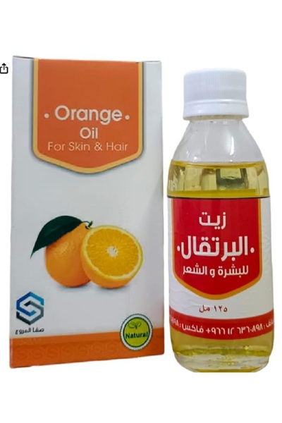 SAFA زيت البرتقال للبشرة والشعر من صفا المروج - 125 مل: اليكسير غني بالحمضيات...