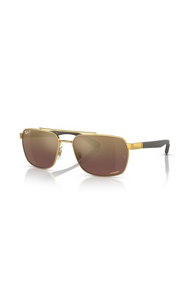 Ray-Ban Ray Ban Man Rectangle Sunglasses- Rb 3701 - Lense Size:59mm - Arista