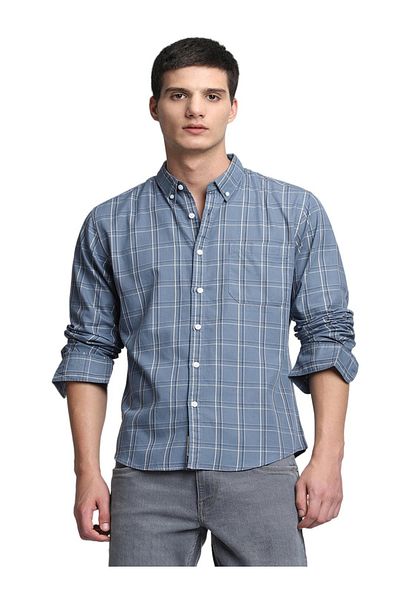 Dennis Lingo By Styli Checked Long Sleeves Casual Shirt