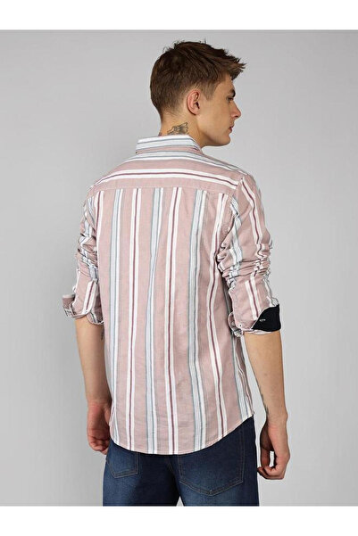 Dennis Lingo By Styli Striped Button Down Collar Casual Shirt