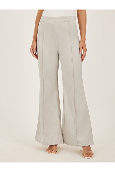 Causey By Styli Long Sleeve Double-Breasted Blazer Jacket with Wide Leg Pants Co-Ords