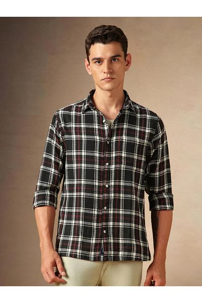 Dennis Lingo By Styli Check Long Sleeves Casual Shirt