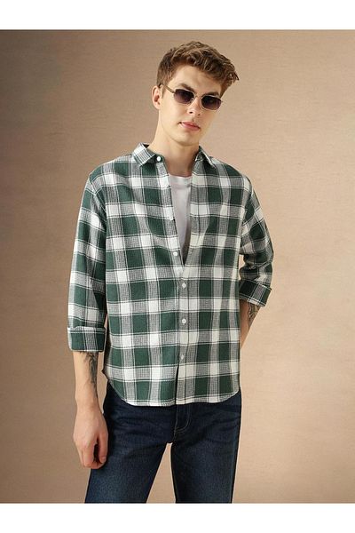 Dennis Lingo By Styli Checked Long Sleeves Casual Shirt